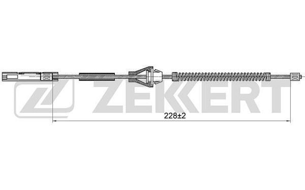 ZEKKERT trosas, stovėjimo stabdys BZ-1184