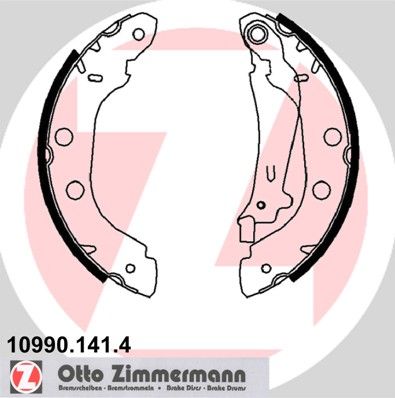 ZIMMERMANN stabdžių trinkelių komplektas 10990.141.4