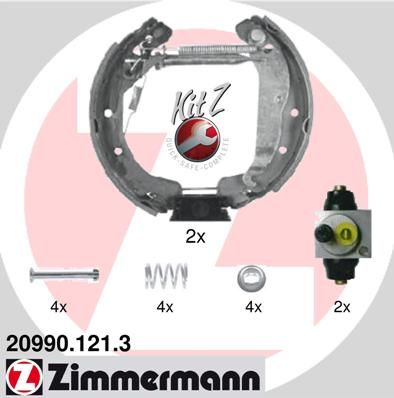 ZIMMERMANN Комплект тормозных колодок 20990.121.3