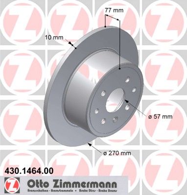 ZIMMERMANN Тормозной диск 430.1464.00